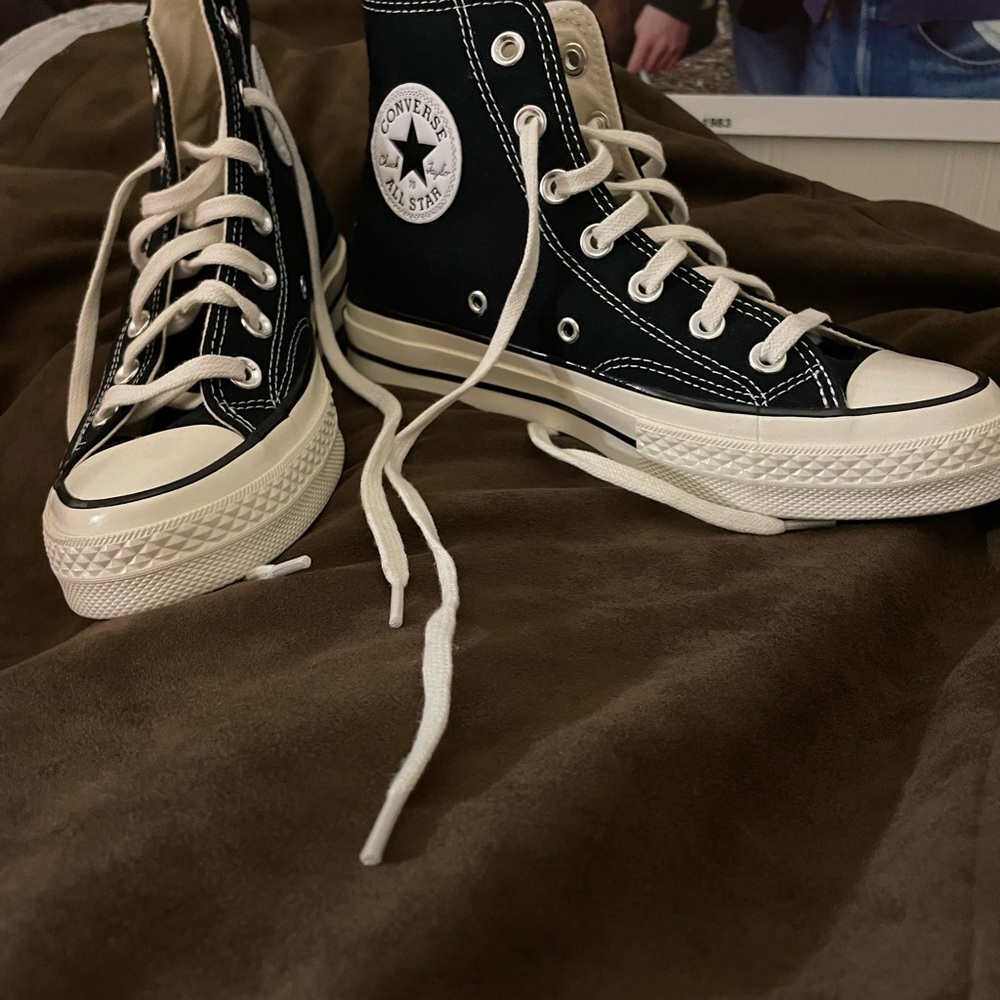 Black and White Converse Chuck 70s